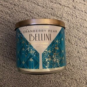 Bath and Body Works cranberry pear bellini candle